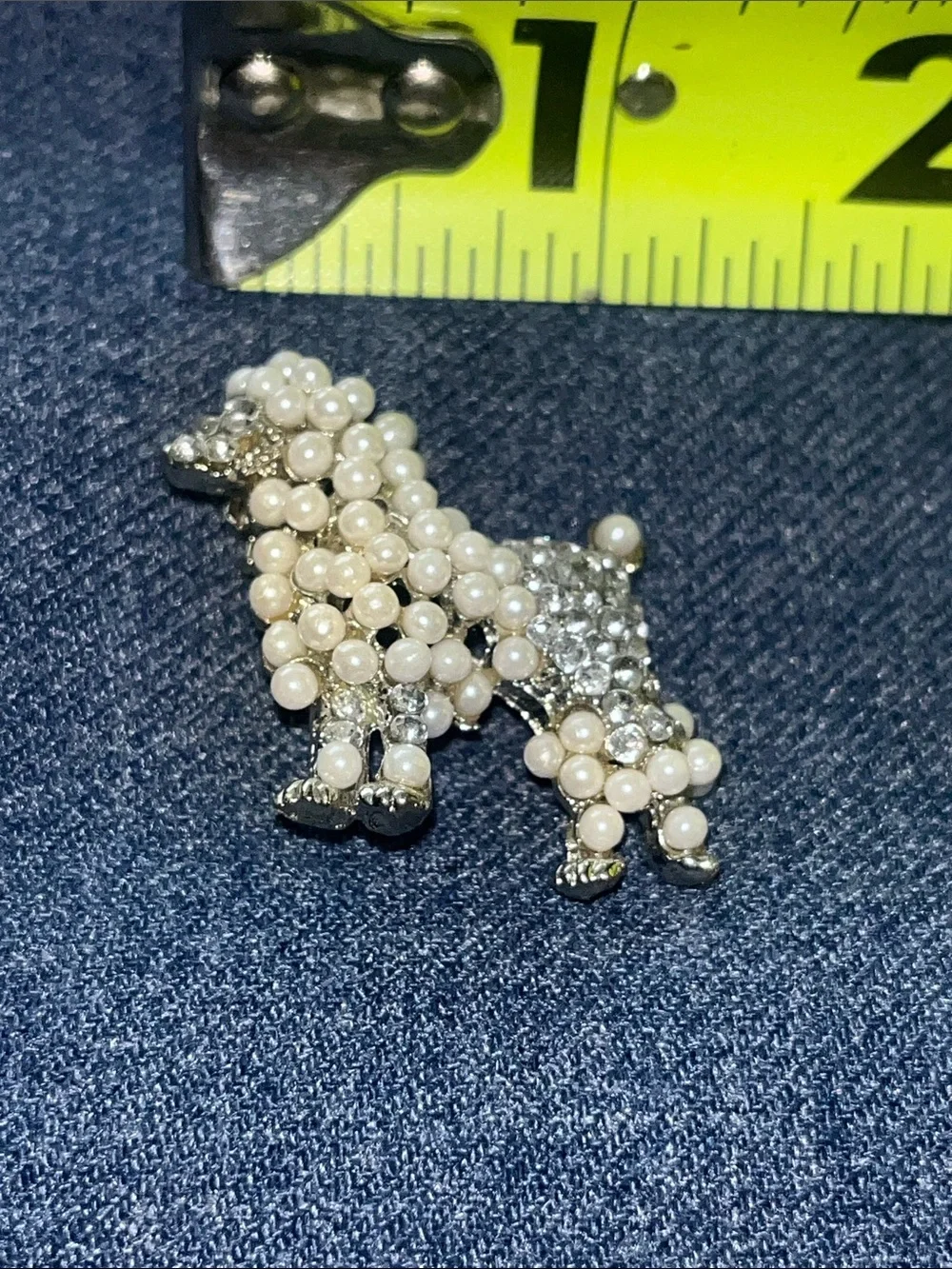 Vintage poodle pin
